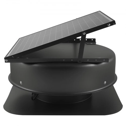 Koduva Saulės stogo ventiliacijos ventiliatorius VEVOR JBSF-320G, 42 W, juodas, Ø57 x 26 cm