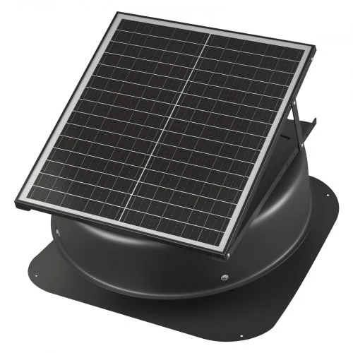 Koduva Saulės stogo ventiliacijos ventiliatorius VEVOR JBSF-320G, 42 W, juodas, Ø57 x 26 cm