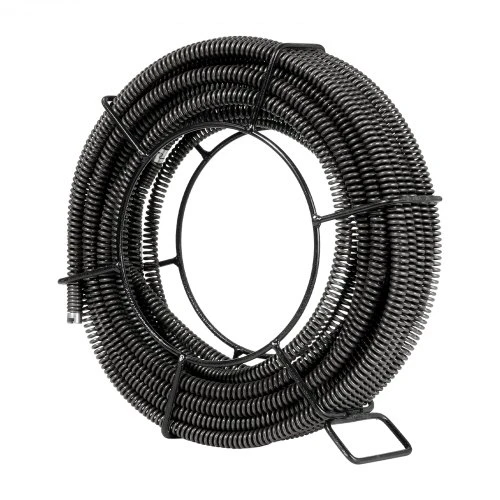 VEVOR Sekcinis vamzdžių valymo trosas su 7 pjaustytuvais, 20,1 m x 16 mm, vamzdžiams 20-100 mm