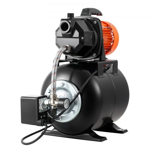 VEVOR Seklaus šulinio siurblys su baku FSGP1200CFe-1, 735 W, 19 l, 3750 l/val.