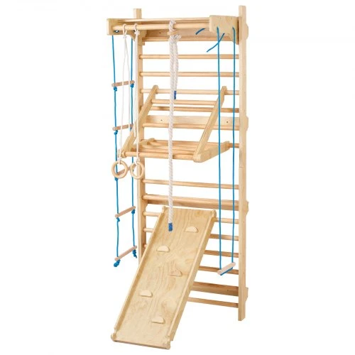 Koduva Sienelė vaikams VEVOR, 8 viename, medinė, iki 99,8kg, 113 x 45 x 24 cm