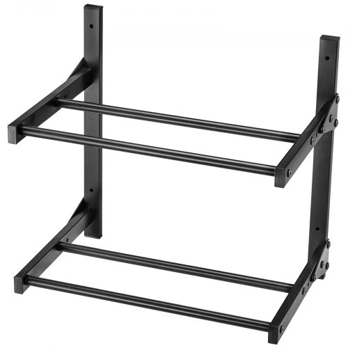 Koduva Sieninis 3D spausdintuvo gijų laikymo stelažas VEVOR HS-DY1, 2 aukštų, juodas, 45 x 29 x 43 cm