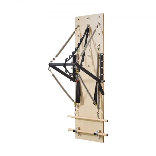 VEVOR Sieninis Pilates reformeris B44-F, klevo mediena, 183 x 56 x 62 cm