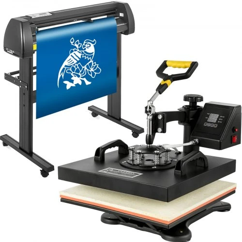 Koduva Šilumos presas „Digital Clamshell“ 15 x 15" (38 x 38 cm) ir 28" vinilo pjaustyklės komplektas