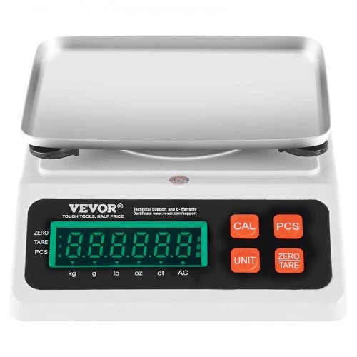 Koduva Skaičiuojamosios svarstyklės VEVOR JCS-C, 10 kg x 0,1 g, su LED ekranu