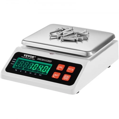 Koduva Skaičiuojamosios svarstyklės VEVOR JCS-C, 10 kg x 0,1 g, su LED ekranu