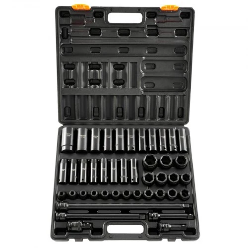 VEVOR Smūginių galvučių rinkinys, 43 dalių, 13 mm pavara, 9-30 mm