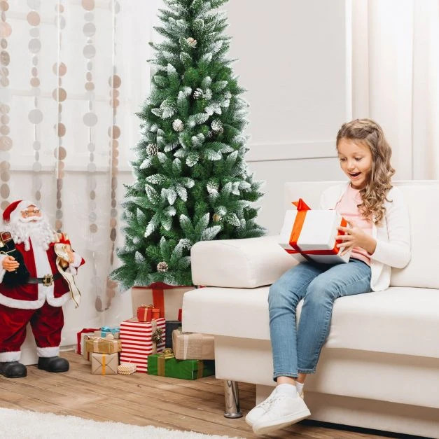 Promotion Sniegu dengta siaura eglutė 6ft