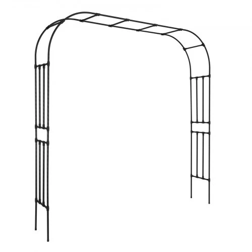 VEVOR Sodo arka, juoda, cinkuotas plienas ir plastikas, 240 x 250 x 40 cm