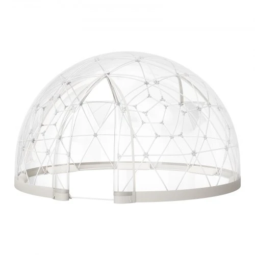 Koduva Sodo kupolas VEVOR GB-DOME-12, PVC, baltas / skaidrus, 360 x 220 cm, 4-7 asmenims