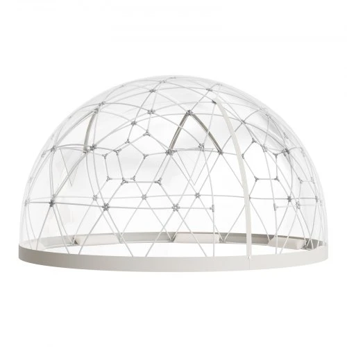 Koduva Sodo kupolas VEVOR GB-DOME-12, PVC, baltas / skaidrus, 360 x 220 cm, 4-7 asmenims
