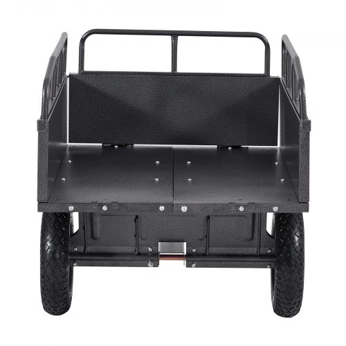 VEVOR Sodo priekaba BTC002D, plieninė, 283 l, iki 227 kg, 142 x 76 x 70 cm