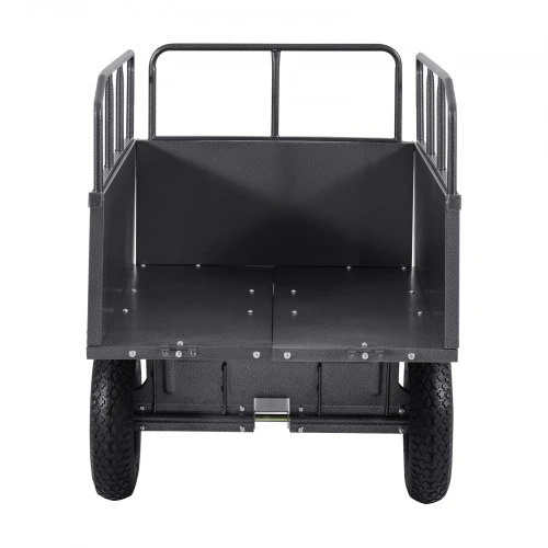 VEVOR Sodo priekaba BTC002E, plieninė, 481 l, iki 272 kg, 169 x 76 x 78 cm