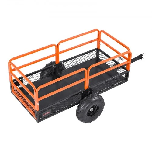 VEVOR Sodo priekaba TC4278, plieninė, 623 l, iki 725 kg, 221 x 73,5 x 83,5 cm