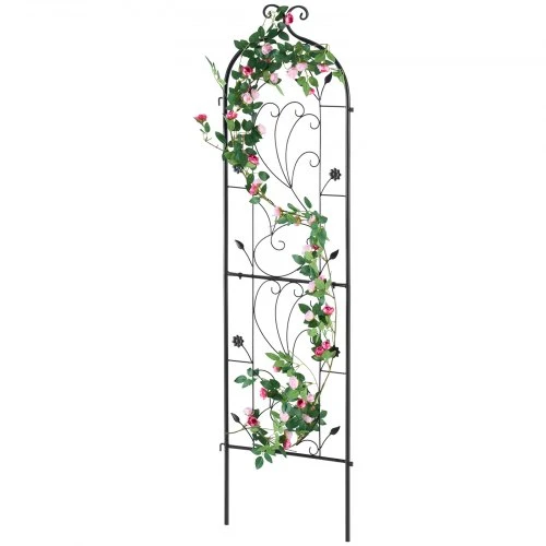 Koduva Sodo treliažas vijokliniams augalams VEVOR, metalinis, juodas, 38 x 152 cm