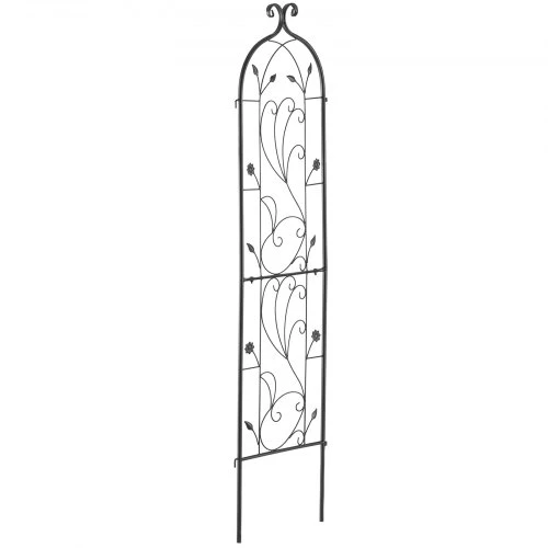 Koduva Sodo treliažas vijokliniams augalams VEVOR, metalinis, juodas, 38 x 152 cm