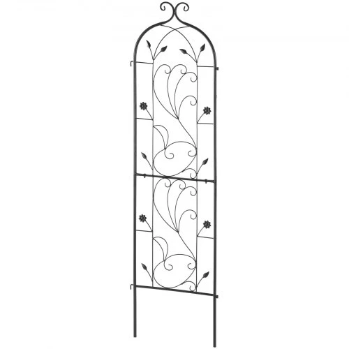 Koduva Sodo treliažas vijokliniams augalams VEVOR, metalinis, juodas, 38 x 152 cm