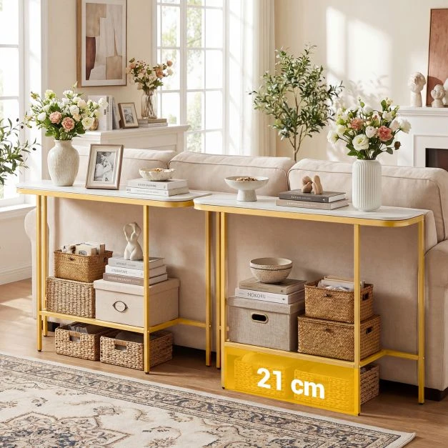 Promotion Sofa staliukas su dirbtinio marmuro viršumi