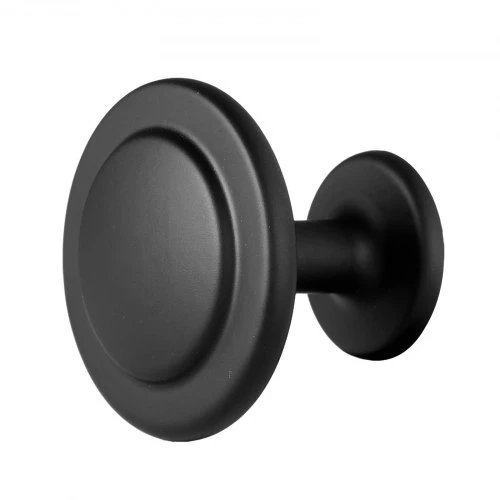 VEVOR Spintelių rankenėlės, 30 vnt., 31 mm, juodos, cinko lydinys