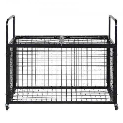VEVOR Sporto kamuolių laikymo vežimėlis RF-RY-026, rakinamas, plieno, 115 x 68 x 14 cm
