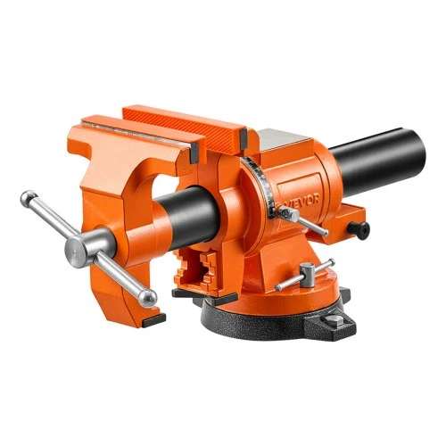 VEVOR Stalinis spaustuvas KD06, 150 mm, pasukamas 360°, 155 mm