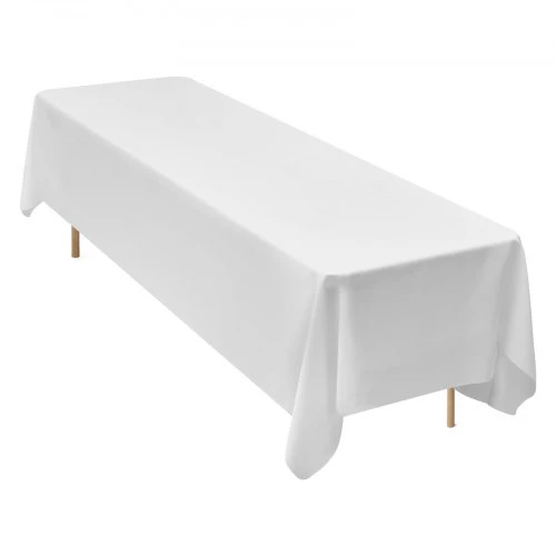 Koduva Staltiesė stačiakampiams stalams VEVOR, balta, 6 vnt., 228 x 335 cm, poliesteris