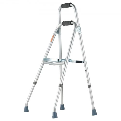 VEVOR Standartinė vaikštynė, sulankstoma, reguliuojamo aukščio 77-89 cm, aliuminis