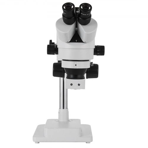 VEVOR Stereomikroskopas 3.5X-90X, trinokulinis, su dviguba strėline atrama