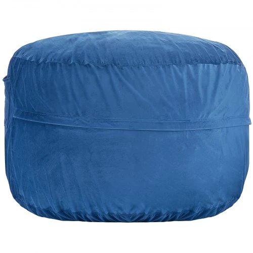 Sofa VEVOR Suaugusiųjų sėdmaišis, apvalus, mėlynas, 117 x 117 x 64 cm