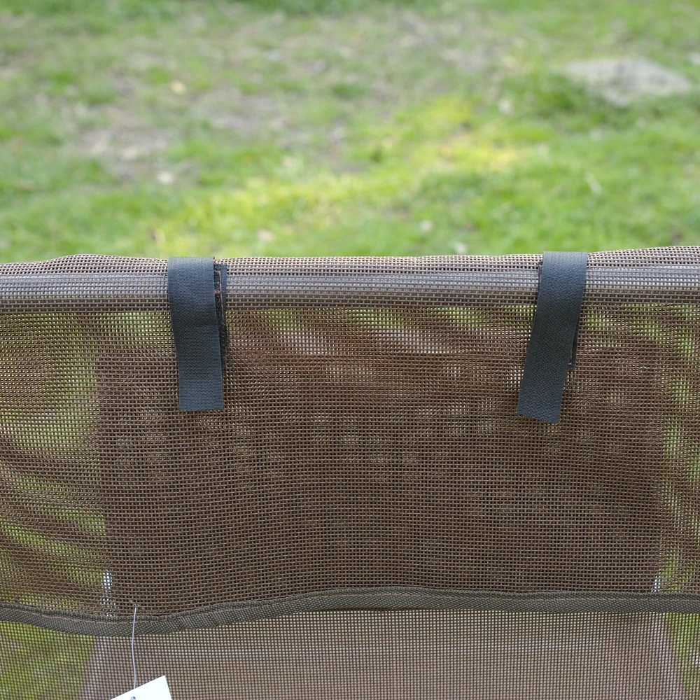 Aosom Sulankstoma saulės gultas, ruda, 182 x 56 x 28 cm, iki 120 kg