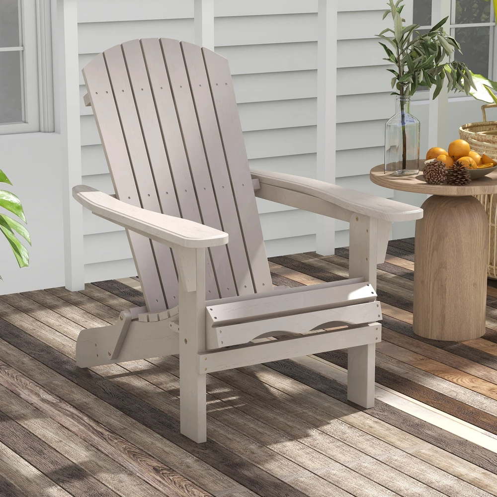 Promotion Sulankstomas Adirondack kėdė, pilka