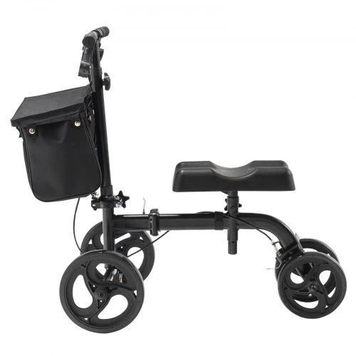 VEVOR Sulankstomas kelio paspirtukas HFK-9270, anglinis plienas, juodas, 91 x 43 x 104 cm