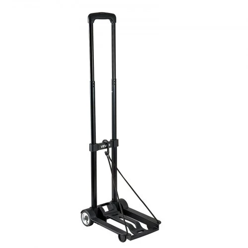 Koduva Sulankstomas rankinis vežimėlis VEVOR PZS30, 49,9kg, juodas, 32 x 24 x 97 cm