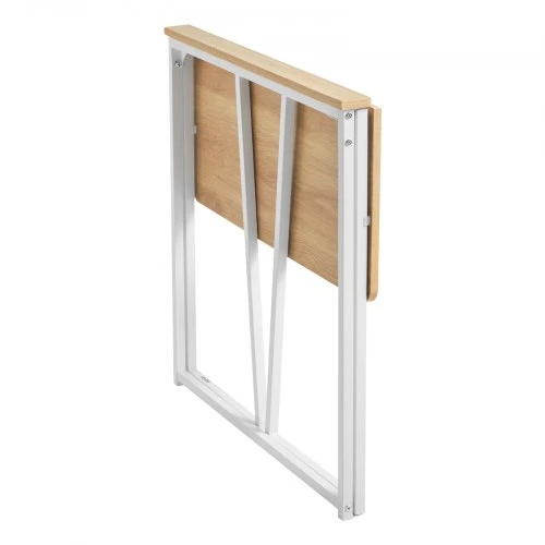 Koduva Sulankstomas rašomasis stalas VEVOR ZH605, 80 x 40 x 75 cm, ąžuolo spalvos / baltas