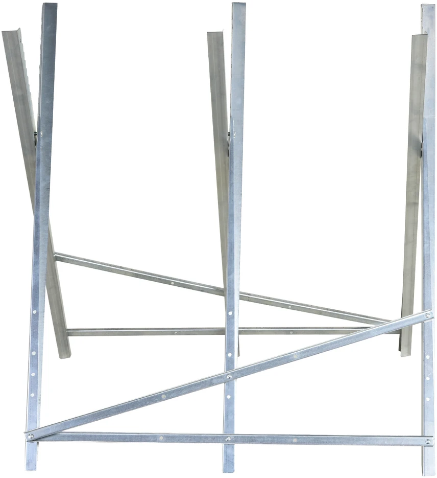 Aosom Sulankstomas sawhorse malkoms, metalas, sidabrinis, 83 x 83 x 79 cm