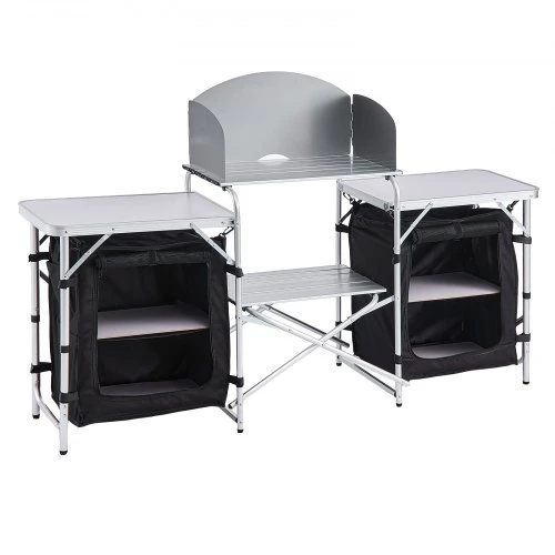VEVOR Sulankstomas stovyklavimo stalas, aliuminis, 176 x 45 x 70 cm