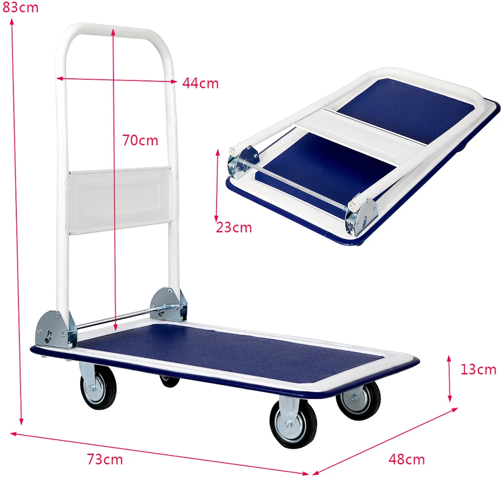 Promotion Sulankstomas transporto vežimėlis 150 kg