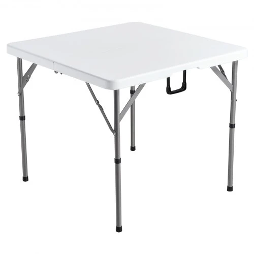 VEVOR Sulankstomas žaidimų stalas SN-F86, 4 žaidėjams, žalias / baltas, 86 x 86 cm