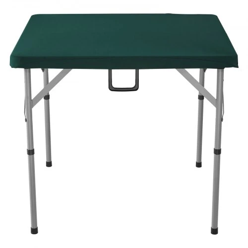 VEVOR Sulankstomas žaidimų stalas SN-F86, 4 žaidėjams, žalias / baltas, 86 x 86 cm