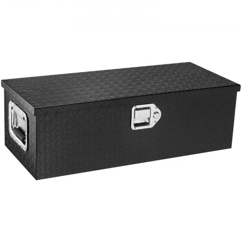 Koduva Sunkvežimio kėbulo įrankių dėžė VEVOR JL-TB19-1, aliuminis, juoda, 76 x 33 x 24 cm