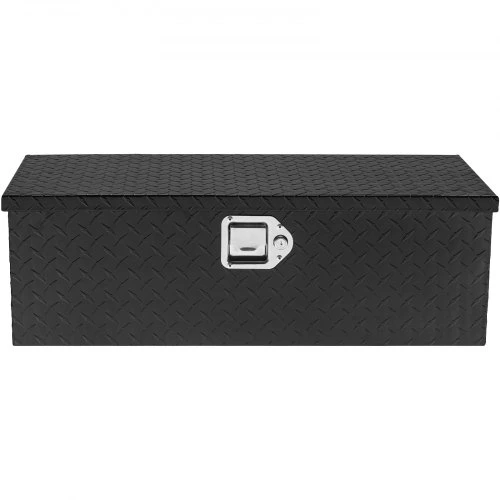 Koduva Sunkvežimio kėbulo įrankių dėžė VEVOR JL-TB19-1, aliuminis, juoda, 76 x 33 x 24 cm