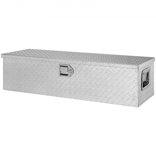 Koduva Sunkvežimio kėbulo įrankių dėžė VEVOR JL-TB19-2, aliuminis, sidabrinė, 99 x 33 x 25 cm