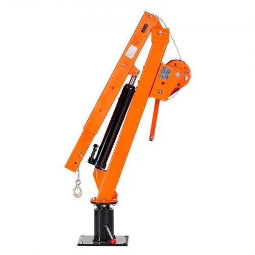 VEVOR Sunkvežimio kranas HZ-04, 907,2kg, rankinė gervė, 360° pasukama teleskopinė strėlė