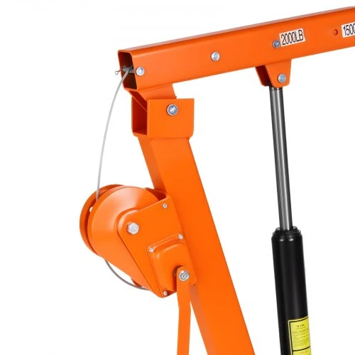 VEVOR Sunkvežimio kranas HZ-04, 907,2kg, rankinė gervė, 360° pasukama teleskopinė strėlė