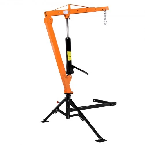VEVOR Sunkvežimio kranas HZ-06, iki 680 kg, iš anglinio plieno, 145 x 119 x 215 cm