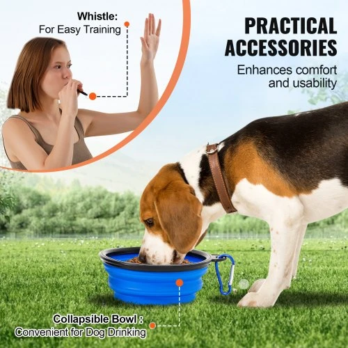 VEVOR Šunų agility treniruočių rinkinys, 5 dalių, PVC