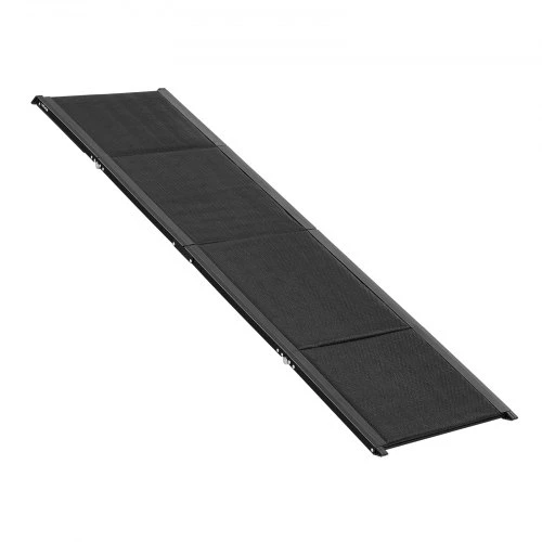 VEVOR Šunų rampa automobiliui, sulankstoma, aliuminio lydinys ir Oksfordo audinys, juoda, 180 x 51 cm