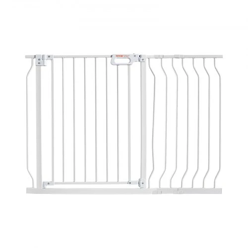 Koduva Šunų varteliai durų angoms VEVOR W3336, 75-123 cm, balti