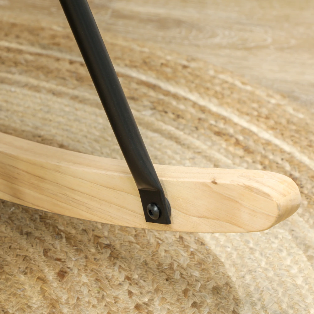 Koduva Supamasis krėslas, ergonominės formos, buko medžio slystės, iki 120 kg, šviesiai mėlynas
