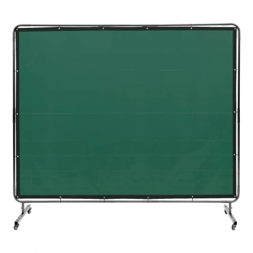 VEVOR Suvirinimo uždanga su rėmu XU-2313, žalia, 183 x 244 cm